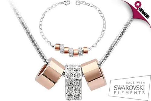 From QR101, Adorn Yourself with Stunning Club Rings Jewelry featuring Swarovski Elements! (Up to QR809 Value)